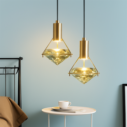 Thrisda K9 Crystal LED Pendant Lamp – Modern Chandelier for Elegant Spaces