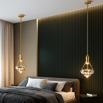 Thrisda K9 Crystal LED Pendant Lamp – Modern Chandelier for Elegant Spaces