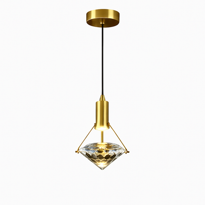 Thrisda K9 Crystal LED Pendant Lamp – Modern Chandelier for Elegant Spaces