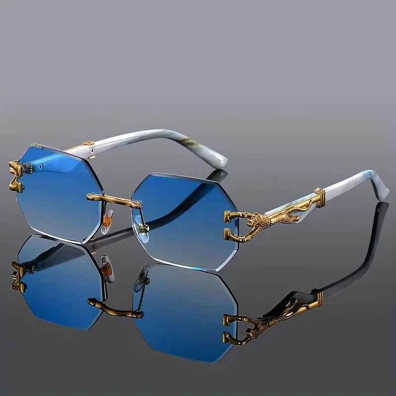 Tibi Women's Leopard Print Sunglasses – Stylish UV400 Protection Eyewear