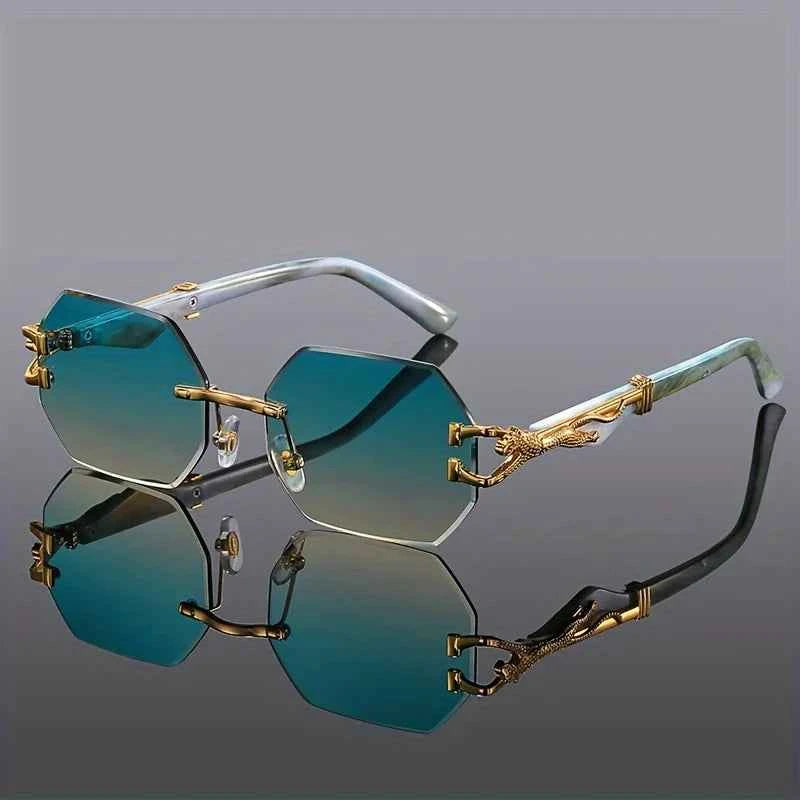 Tibi Women's Leopard Print Sunglasses – Stylish UV400 Protection Eyewear