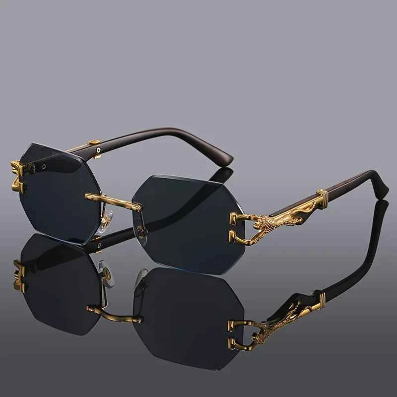 Tibi Women's Leopard Print Sunglasses – Stylish UV400 Protection Eyewear