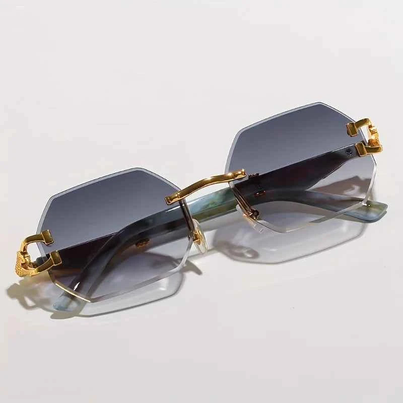 Tibi Women's Leopard Print Sunglasses – Stylish UV400 Protection Eyewear
