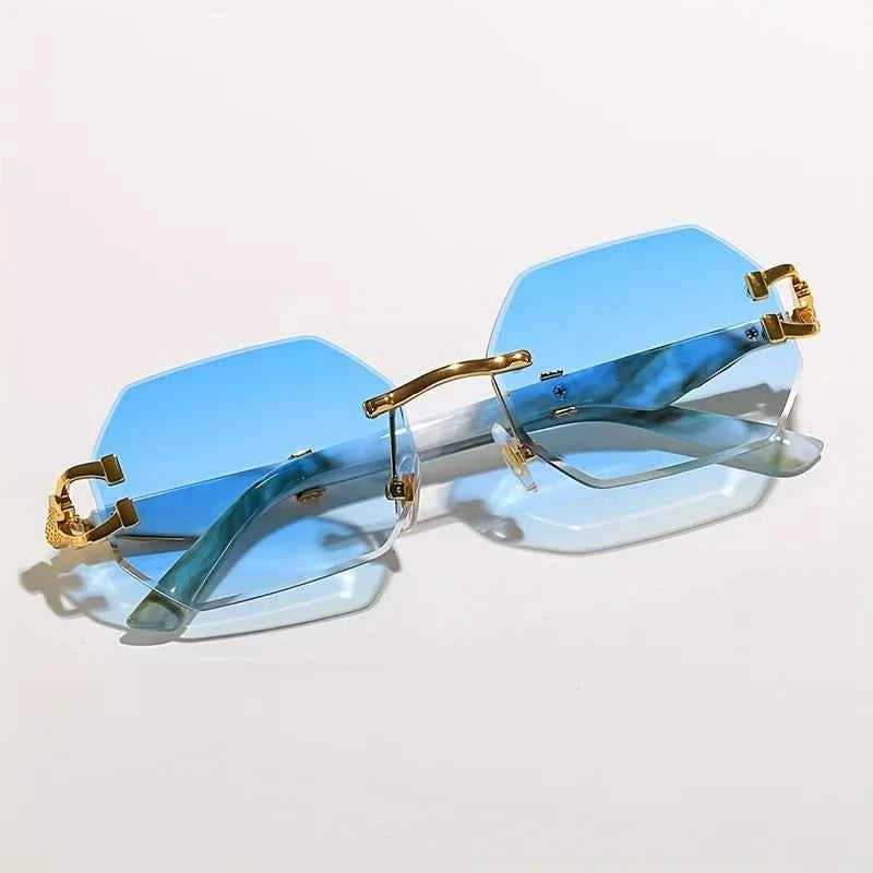 Tibi Women's Leopard Print Sunglasses – Stylish UV400 Protection Eyewear
