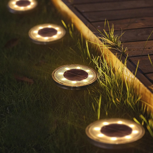Twilight Outdoor Solar Garden Lights – IP68 Waterproof with 10-Hour Illumination
