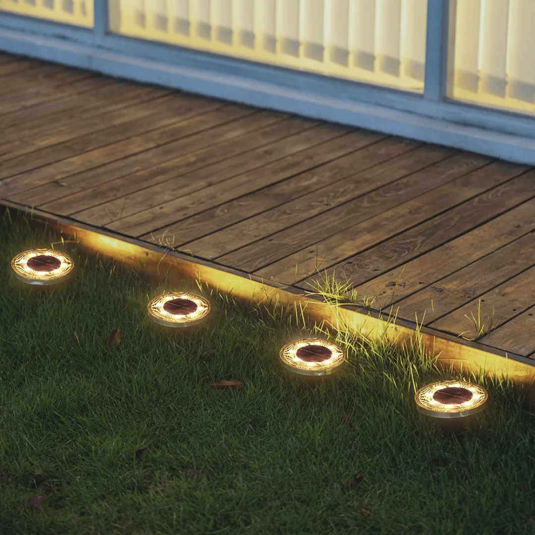 Twilight Outdoor Solar Garden Lights – IP68 Waterproof with 10-Hour Illumination