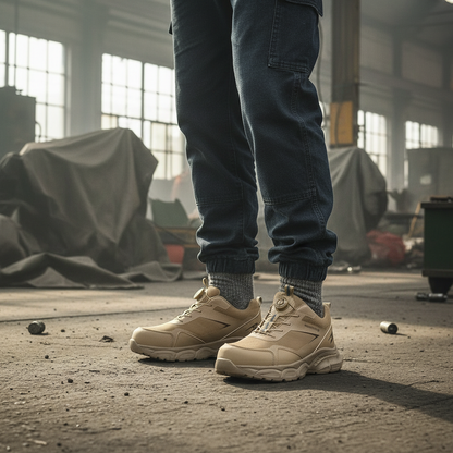 Ulysses Men's Safety Shoes – Ultralight Steel Toe Work Boots for Comfort