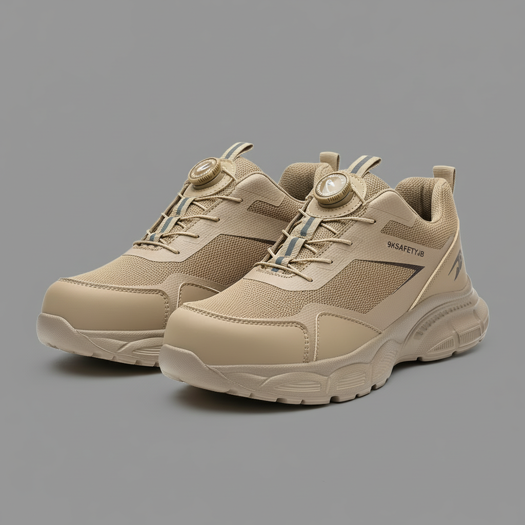 Ulysses Men's Safety Shoes – Ultralight Steel Toe Work Boots for Comfort