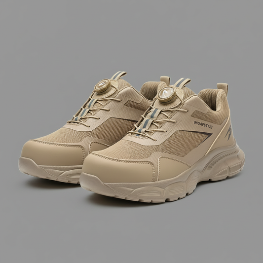 Ulysses Men's Safety Shoes – Ultralight Steel Toe Work Boots for Comfort