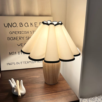 Vela Modern Table Lamp – Stylish Fabric Shade for Cozy Bedroom Ambiance