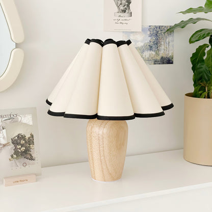 Vela Modern Table Lamp – Stylish Fabric Shade for Cozy Bedroom Ambiance