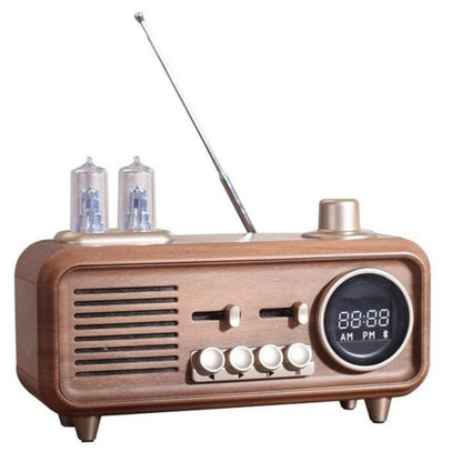 Vera Vintage Bluetooth Speaker Alarm Clock – Retro Design with Exceptional Sound Quality