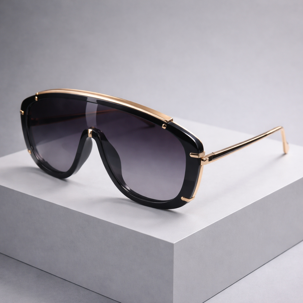 Vito Trendy Women's Sunglasses – Sculpted Frame with UV Protection for Daily Wear