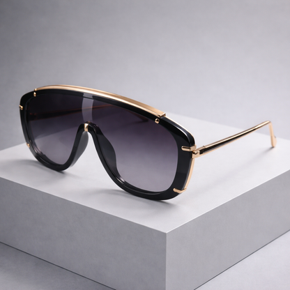 Vito Trendy Women's Sunglasses – Sculpted Frame with UV Protection for Daily Wear
