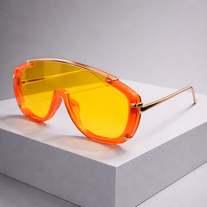 Vito Trendy Women's Sunglasses – Sculpted Frame with UV Protection for Daily Wear
