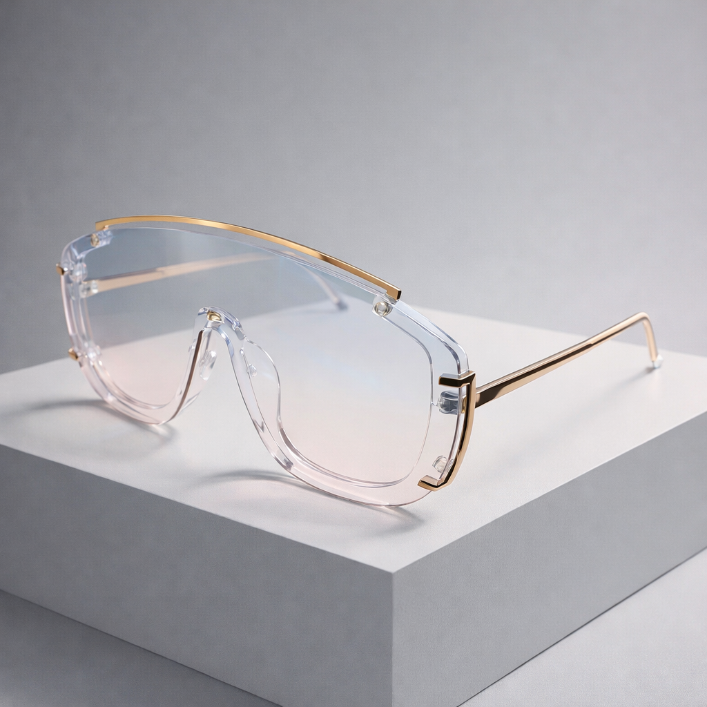 Vito Trendy Women's Sunglasses – Sculpted Frame with UV Protection for Daily Wear