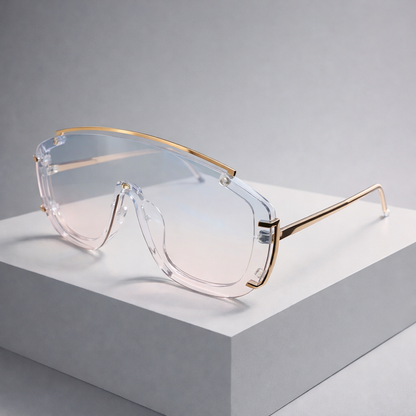 Vito Trendy Women's Sunglasses – Sculpted Frame with UV Protection for Daily Wear