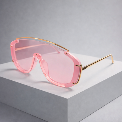 Vito Trendy Women's Sunglasses – Sculpted Frame with UV Protection for Daily Wear