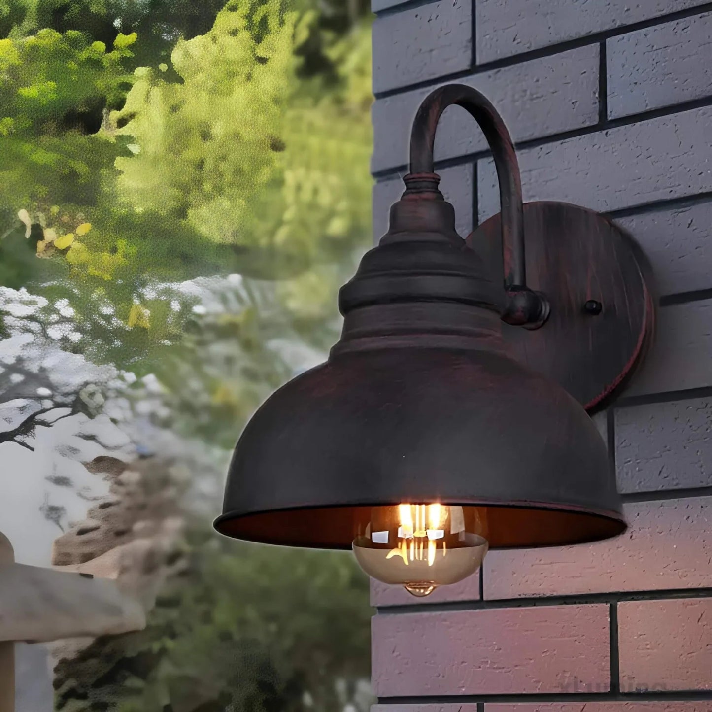 Vivid Outdoor Wall Lamp – Stylish Retro Design for Ambience in Your Garden