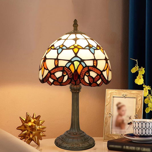 Vintage Tiffany Style Table Lamps – Elegant Table Lamp for Cozy Ambient Lighting