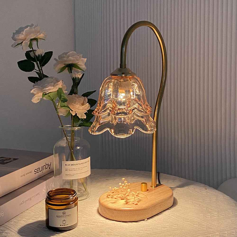 Vivid Women’s Candle Warmer Lamp – Elegant Glass Design for Cozy Ambiance