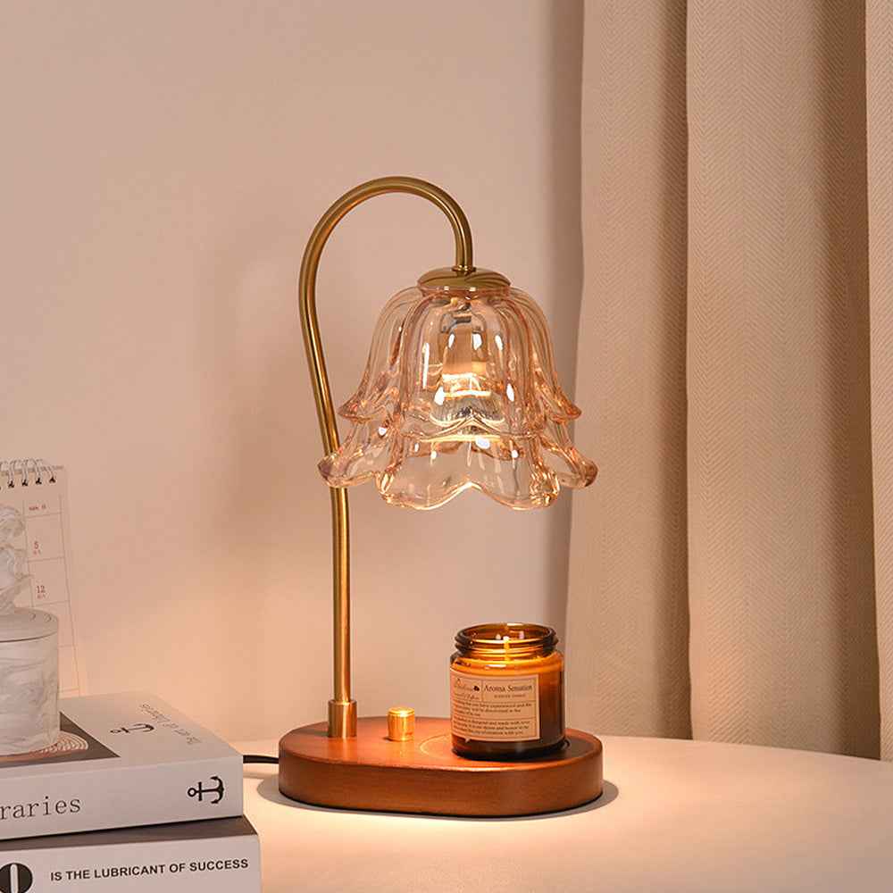 Vivid Women’s Candle Warmer Lamp – Elegant Glass Design for Cozy Ambiance