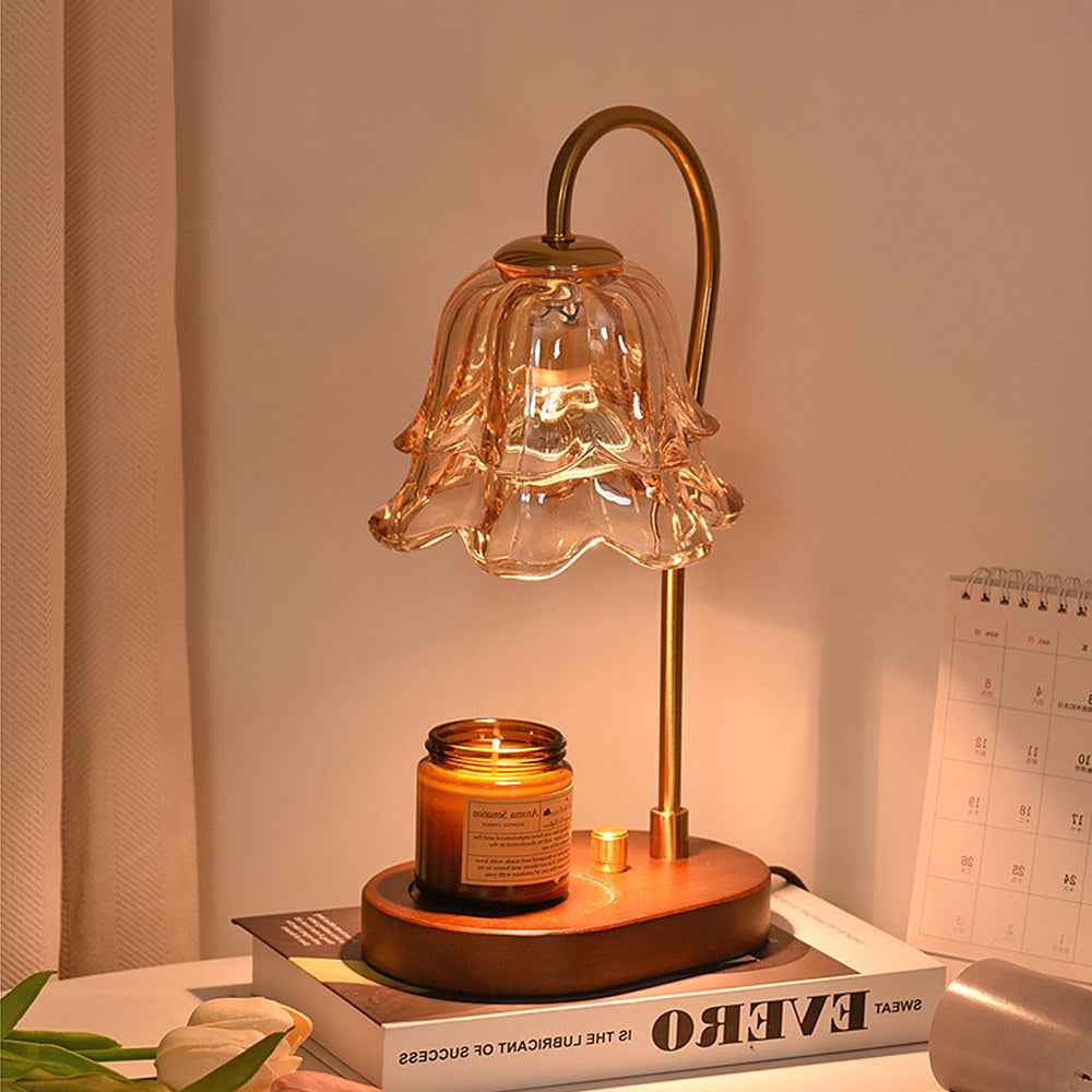 Vivid Women’s Candle Warmer Lamp – Elegant Glass Design for Cozy Ambiance