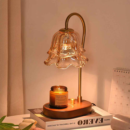 Vivid Women’s Candle Warmer Lamp – Elegant Glass Design for Cozy Ambiance