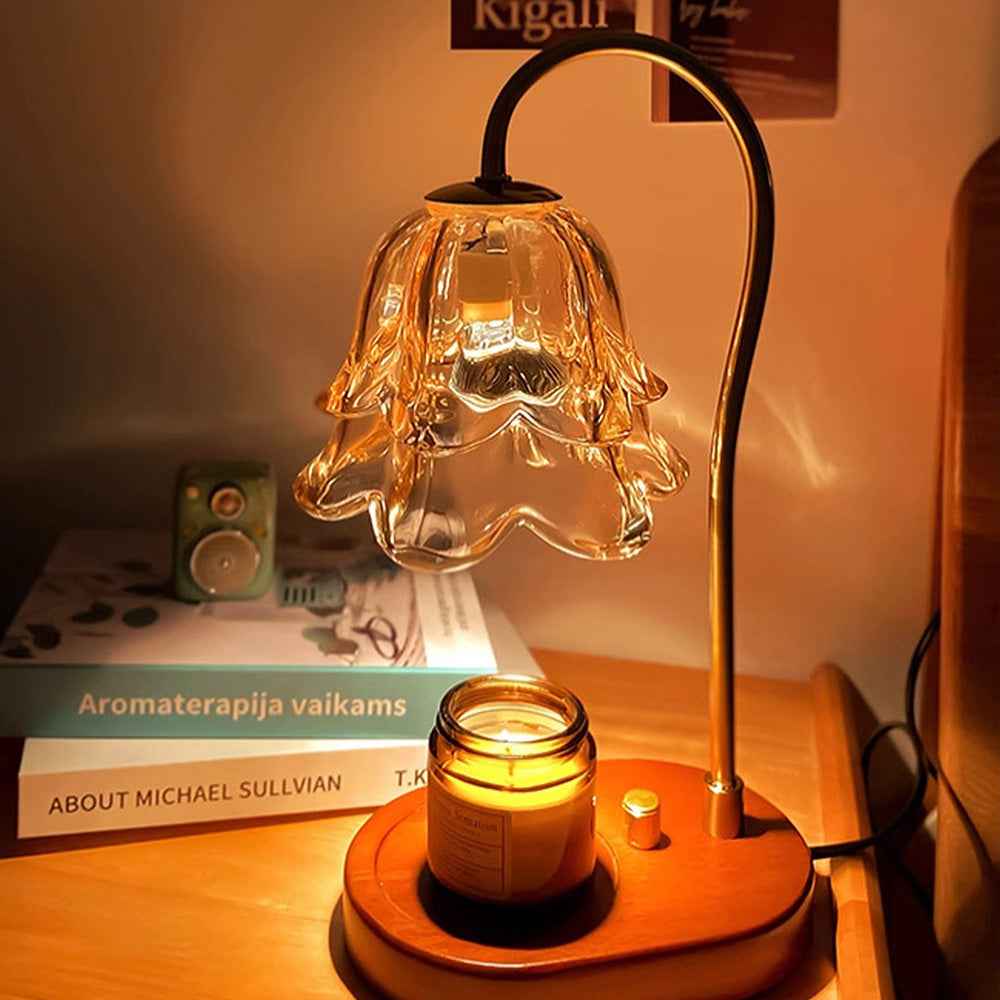 Vivid Women’s Candle Warmer Lamp – Elegant Glass Design for Cozy Ambiance
