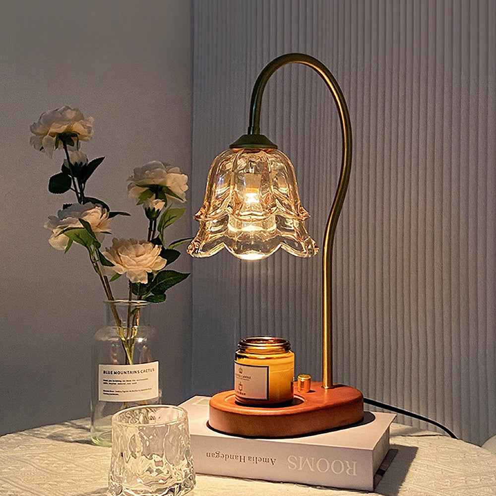 Vivid Women’s Candle Warmer Lamp – Elegant Glass Design for Cozy Ambiance