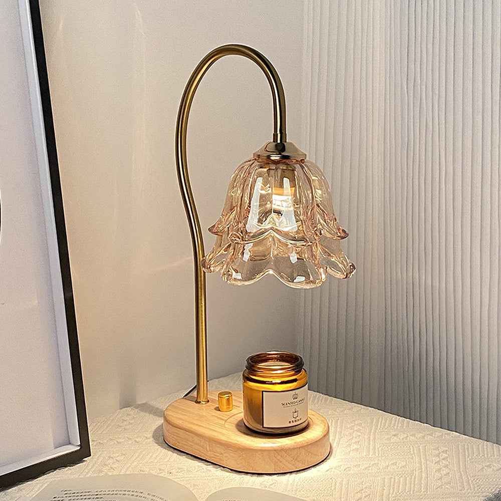 Vivid Women’s Candle Warmer Lamp – Elegant Glass Design for Cozy Ambiance