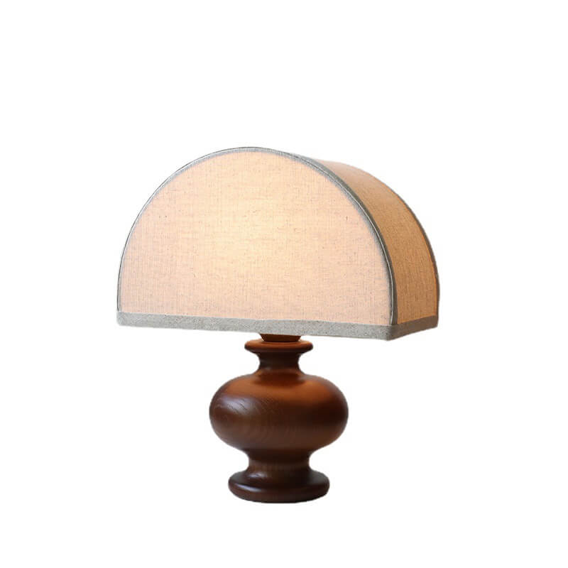 Ilara Vintage Bedroom Lamp – Elegant Solid Wood Design for Cozy Spaces