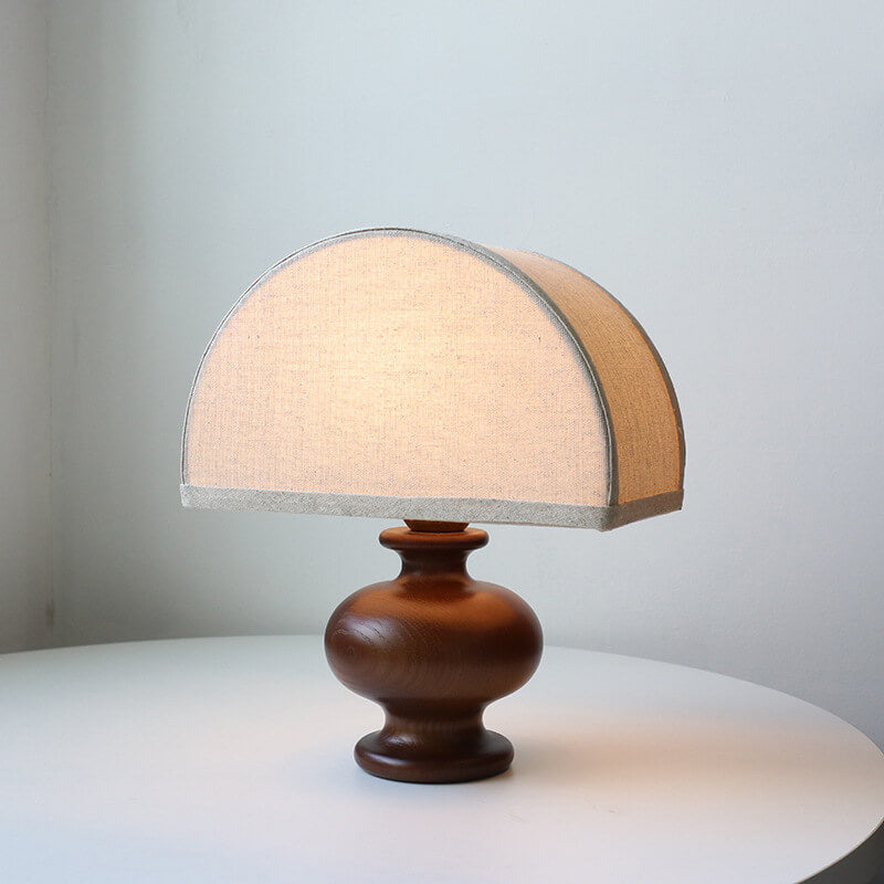 Ilara Vintage Bedroom Lamp – Elegant Solid Wood Design for Cozy Spaces