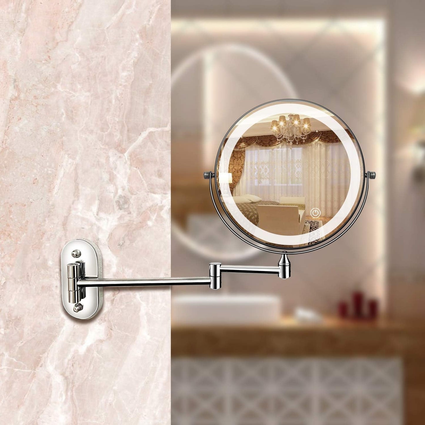 Havella Bathroom LED Mirror – Magnification for Precision Grooming