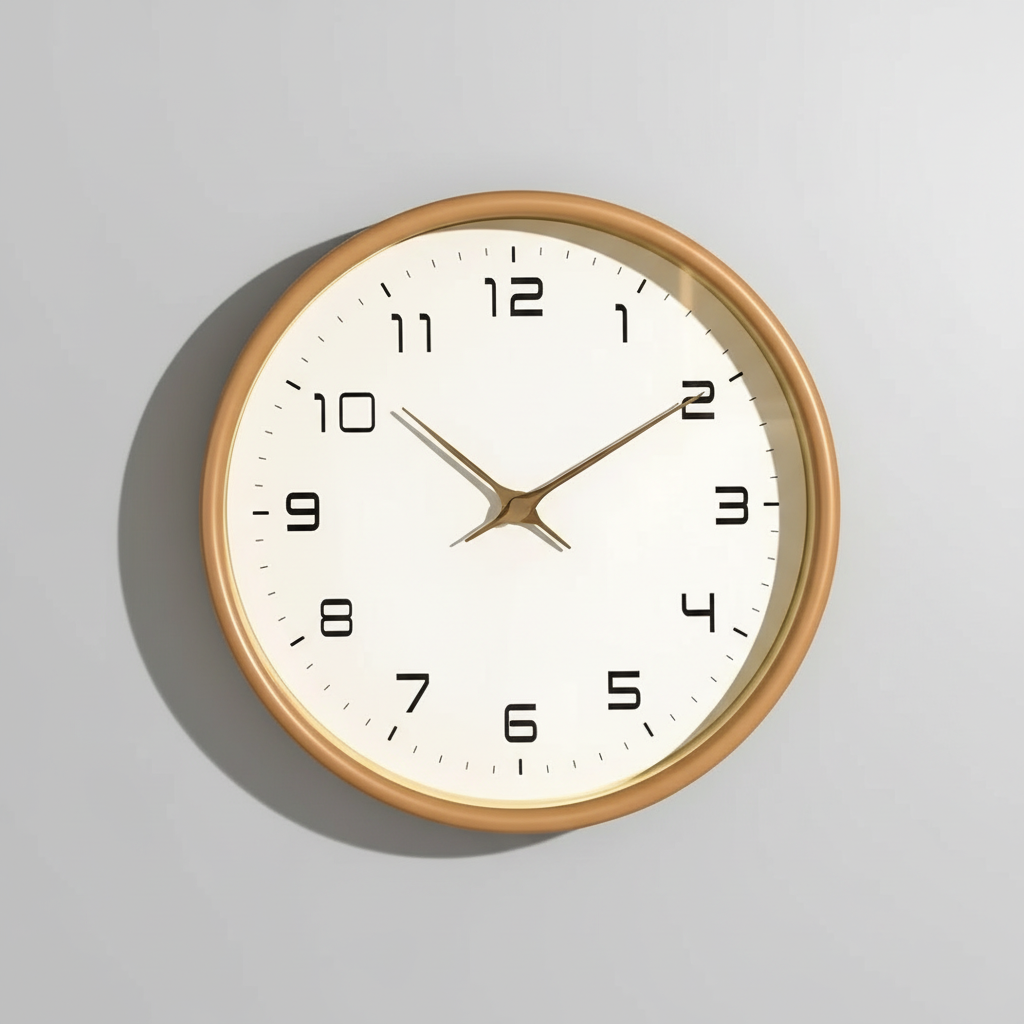 Wander Large Wall Clock – Stylish Wooden Design for Modern Interiors