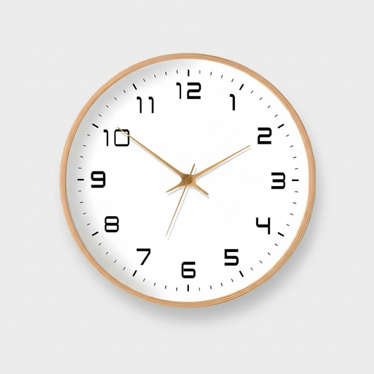 Wander Large Wall Clock – Stylish Wooden Design for Modern Interiors