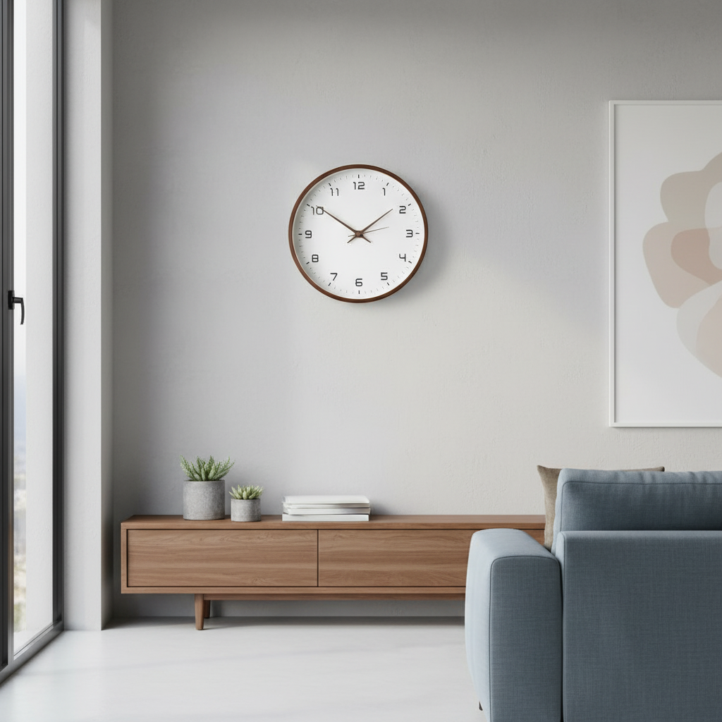 Wander Large Wall Clock – Stylish Wooden Design for Modern Interiors