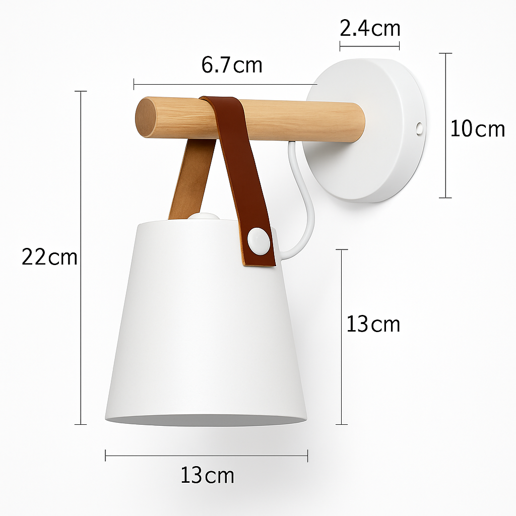 Norvia Wooden LED Wall Light – Modern Design for Elegant Spaces