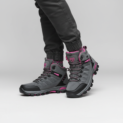 Wendy Women's Black Safety Shoes – Waterproof Non-Slip Work Footwear