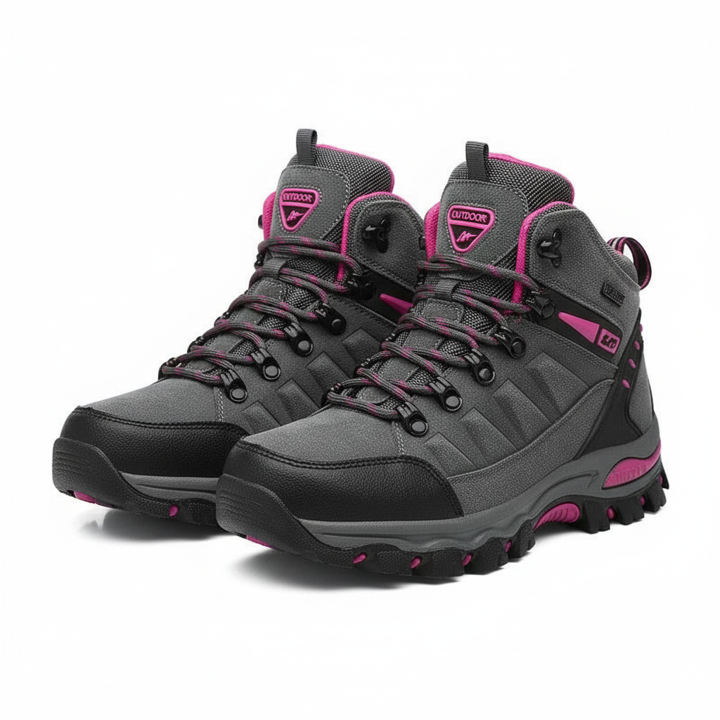 Wendy Women's Black Safety Shoes – Waterproof Non-Slip Work Footwear
