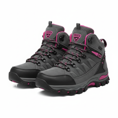 Wendy Women's Black Safety Shoes – Waterproof Non-Slip Work Footwear