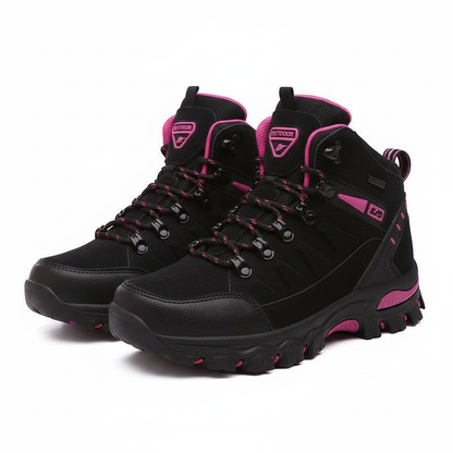 Wendy Women's Black Safety Shoes – Waterproof Non-Slip Work Footwear