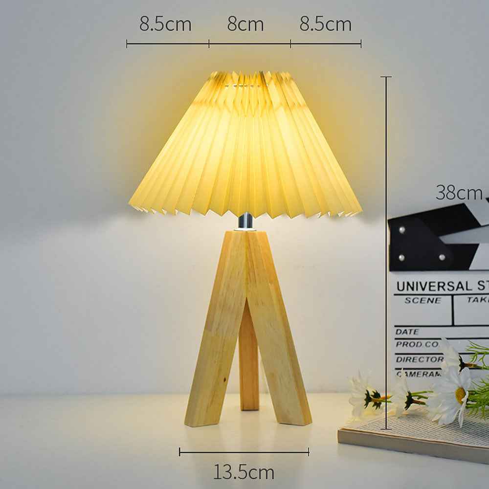 Teres Table Lamps for Bedroom – Stylish Pleated Design for Cozy Spaces