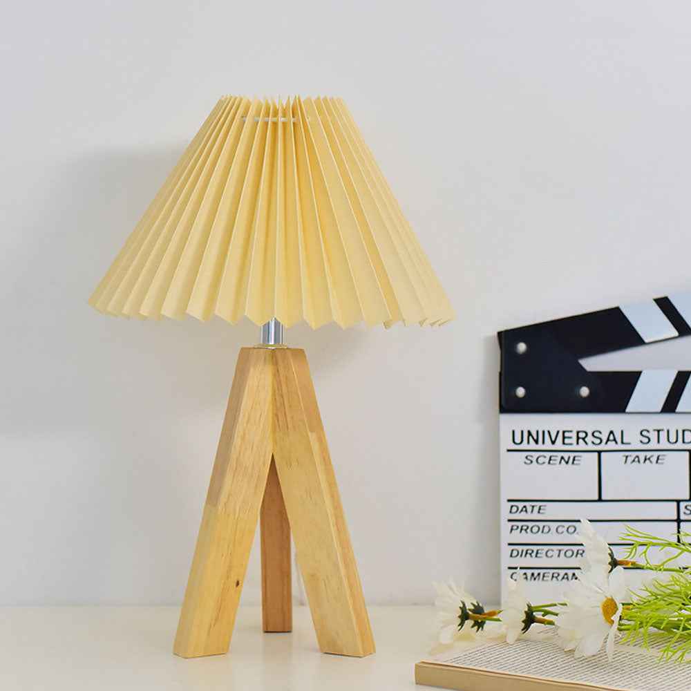Teres Table Lamps for Bedroom – Stylish Pleated Design for Cozy Spaces