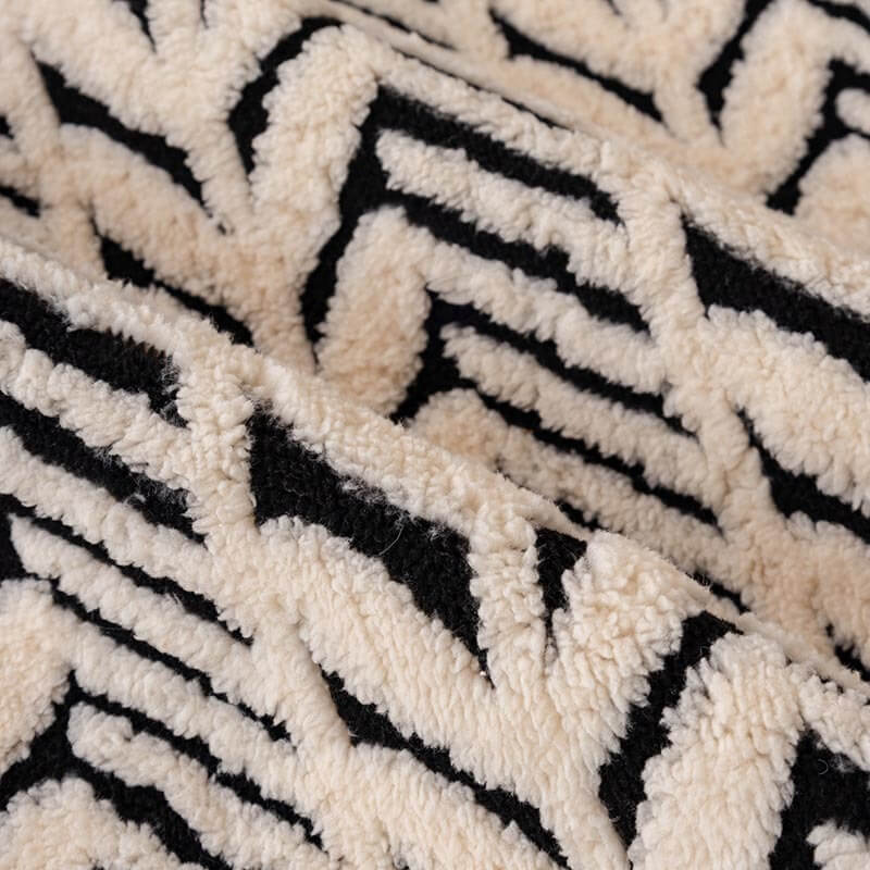 Wheat-Ear Plush Couch Cover – Stylish Pet-Friendly Protection