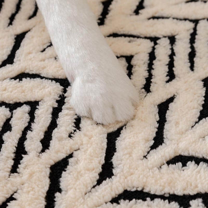 Wheat-Ear Plush Couch Cover – Stylish Pet-Friendly Protection