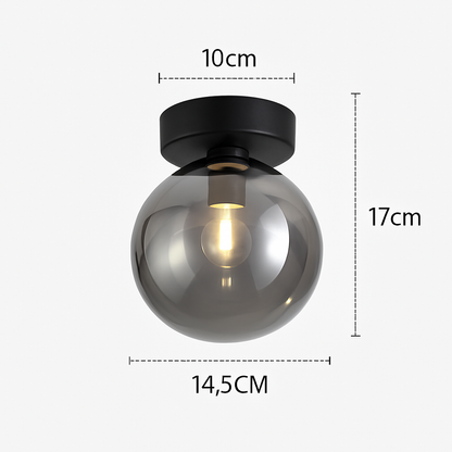 Kaelora Modern LED Ceiling Light Fixture – Stylish Glass Design for Elegant Spaces